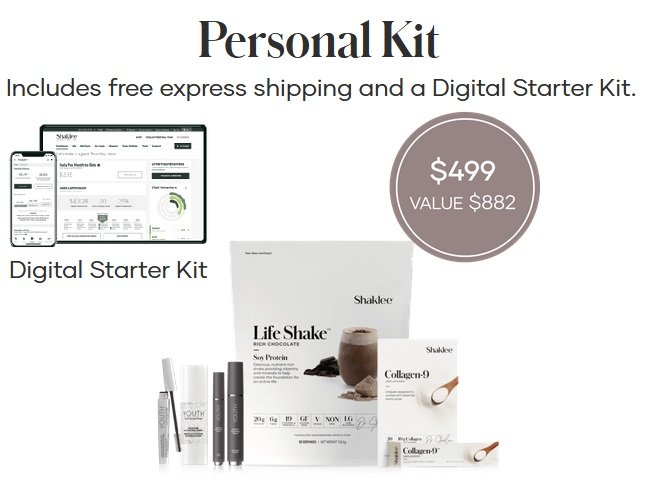shaklee personal kit bundle